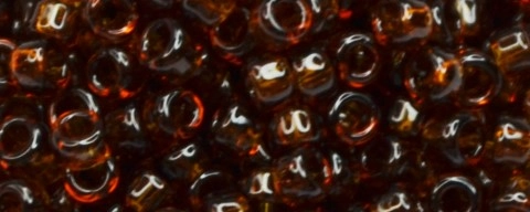(image for) TOHO Size 15/o Round Seed Bead-Light Smoke Topaz Transparent. 15T941-100