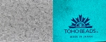 (image for) TOHO 11/o Round Seed Bead-Glow in the Dark Crystal / Bright Blue. 11T2711-100