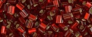 (image for) TOHO Size 11/o Triangle Shape Seed Bead-Dark Ruby Silver Lined Matte * 250 Gram Bag