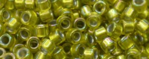 (image for) TOHO Aiko-Lime Green Lined Peridot Rainbow TB-1811-50