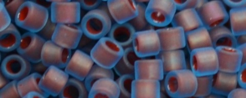 (image for) TOHO Aiko-Red Lined Aqua Matte TB-381FM-50