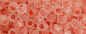 TOHO Aiko-Salmon Lined Crystal Rainbow Matte TB-779FM-50 (image for) TOHO Aiko-Salmon Lined Crystal Rainbow Matte TB-779FM-50