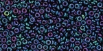 (image for) TOHO 11/o Demi Precision Round Seed Bead, Blue Iris Higher Metallic, color # 11TD-505-50