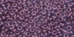 (image for) TOHO 8/o Demi Round, Amethyst Gold Luster Matte, color # 8TD-633F-50