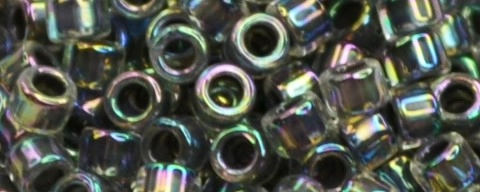 (image for) TOHO Aiko-Dark Grey Lined Crystal Rainbow TB-783-50