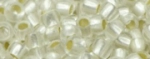 (image for) TOHO Size 11/o Round Seed Bead-Crystal Silver Lined Matte. 11T21F-250