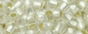 (image for) TOHO Size 11/o Round Seed Bead-Crystal Silver Lined Matte. 11T21F-250