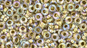(image for) TOHO 8/o Demi Round, Bronze Lined Crystal Rainbow, color # 8TD-994-50