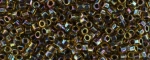 (image for) TOHO Aiko Hexagon-Black Lined Topaz Rainbow TBC-245-50