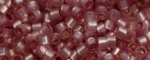 (image for) TOHO Aiko-Dark Pink Opal Silver Lined PermaFinish TB-PF2106-50
