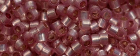 (image for) TOHO Aiko-Dark Pink Opal Silver Lined PermaFinish TB-PF2106-50