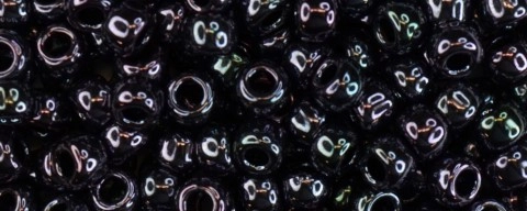 (image for) TOHO 6/o Round Seed Bead-Dark Purple Iris Metallic. 6T90-100