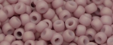 (image for) TOHO Size 15/o Round Seed Bead-Dusty Rose Chalk Matte Opaque. 15T765-100