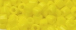 (image for) TOHO 1.5mm Cube Shape Seed Beads-Yellow Opaque #T1.5C42-100