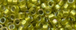 (image for) TOHO Aiko-Lime Green Lined Peridot Rainbow TB-1811-50