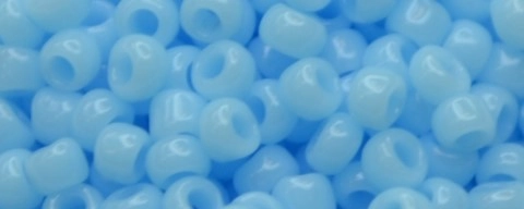(image for) TOHO Size 15/o Round Seed Bead-Aqua Opaque. 15T43-100