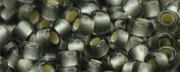 (image for) TOHO Size 11/o Round Seed Bead-Black Diamond Silver Lined Matte. 11T29BF-250