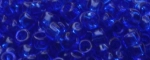 (image for) TOHO Size 15/o Round Seed Bead-Cobalt Blue Transparent. 15T8-100