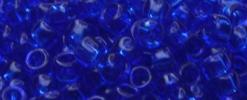 (image for) TOHO Size 15/o Round Seed Bead-Cobalt Blue Transparent. 15T8-100