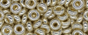 TOHO 6/o Demi Round, Silver Galvanized PermaFinish, color #6TD-PF558-100 (image for) TOHO 6/o Demi Round, Silver Galvanized PermaFinish, color #6TD-PF558-100