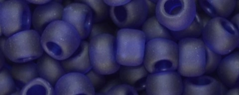 (image for) TOHO Size 8/o Round Seed Bead-Dark Cobalt Blue Transparent Matte. 8T8DF-250