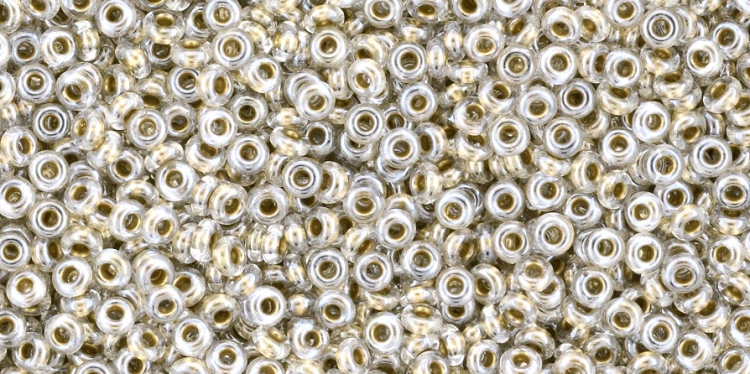 (image for) TOHO 11/o Demi Precision Round Seed Bead, Bronze Lined Crystal, color #11TD-989-50