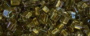 (image for) TOHO Size 11/o Triangle Shape Seed Bead-Light Bronze Lined Crystal Rainbow * 100 Gram Bag