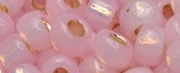 (image for) TOHO 6/o Round Seed Bead-Pink Opal Silver Lined PermaFinish. 6TPF2105-250