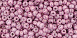 (image for) TOHO 11/o Round Seed Bead-Dark Rose Marbled Opaque. 11T1202-100