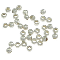Silver Plate-2.5mm Round Crimp, 1,000 pack