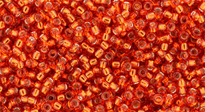 TOHO Size 15/o Round Seed Bead-Ruby Hyacinth Silver Lined. 15T25-100 (image for) TOHO Size 15/o Round Seed Bead-Ruby Hyacinth Silver Lined. 15T25-100