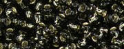 TOHO 15/o Round-Dark Black Diamond Silver Lined #15T29C-100