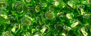 (image for) TOHO 6/o Round Seed Bead-Kelly Green Silver Lined. 6T27-250
