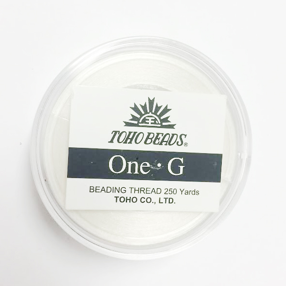 TOHO One-G Thread 250 Yards-White * PT-1-250-2 (Two Spools)