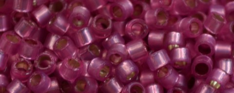 TOHO Aiko-Hot Pink Opal Silver Lined PermaFinish #TB-PF2107-50