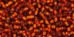 (image for) TOHO 11/o Round Seed Bead-Burnt Orange Silver Lined #11T2208-250
