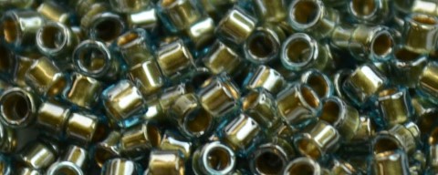 (image for) TOHO Aiko-Bronze Lined Aqua Transparent TB-990-50