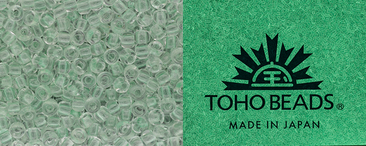 (image for) TOHO 11/o Round Seed Bead-Glow in the Dark Mint Green / Bright Green. 11T2722-250