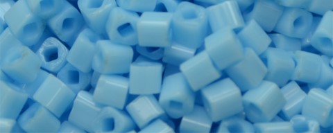TOHO 1.5 mm Cube Beads-Aqua Opaque