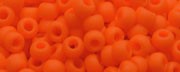 (image for) TOHO Size 11/o Round Seed Bead-Bright Orange Matte Opaque. 11T50AF-100
