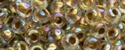 (image for) TOHO 11/o Round Seed Bead-Bronze Lined Crystal Rainbow #11T994-250