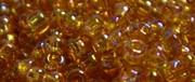 (image for) TOHO Size 11/o Round Seed Bead-Dark Topaz Transparent Rainbow. 11T162C-250