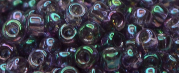 (image for) TOHO Size 11/o Round Seed Bead-Purple Gold Luster. 11T206-250