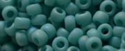 (image for) TOHO Size 11/o Round Seed Bead-Turquoise Opaque Rainbow Matte. 11T413F-250