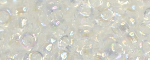 (image for) TOHO Size 15/o Round Seed Bead-Crystal Transparent Rainbow. 15T161-100