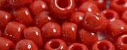(image for) TOHO 6/o Round-Red Opaque. 6T45-250