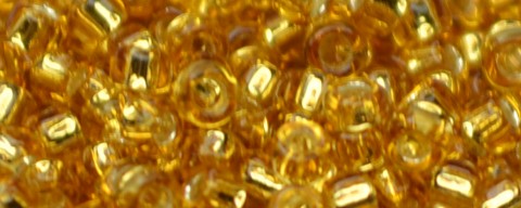 (image for) TOHO Size 15/o Round Seed Bead-Topaz Silver Lined. 15T22B-100