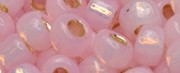(image for) TOHO 6/o Round Seed Bead-Pink Opal Silver Lined PermaFinish. 6TPF2105-250